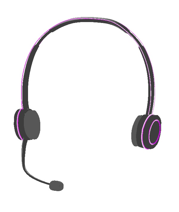 VRoid Studio 両耳 ヘッドホン マイク 色変更自由 ネオン ヘッドセット イヤホンマイク Earphones Earbuds Headphones Headset かっこいい かわいい カッコいい 可愛い カッコイイ カワイイ pretty cute cool vroidstudio