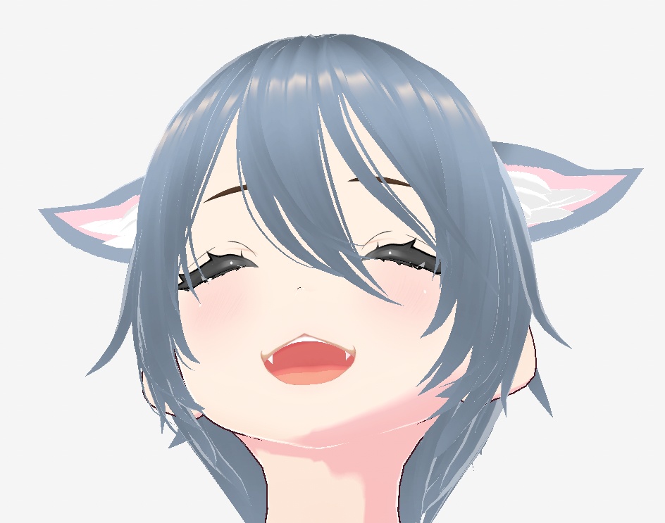 VRoid Studio ハイクオリティ『ねこ口』カスタムアイテム & テクスチャー 猫 犬 ウサギ など他 動物の口にも 正式版 テクスチャ 猫口 ネコ口 いぬ口 うさぎ口 プリセット preset customitem cat dog rabbit mouth cute pretty かわいい 可愛い カワイイ 猫耳 ネコミミ ねこみみ ねこ耳 ネコ耳 vroidstudio