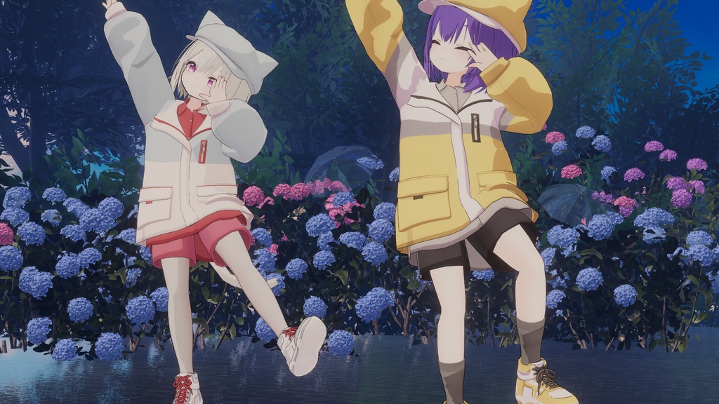 ねこめいつ -Nekomates- (MMD Faces)