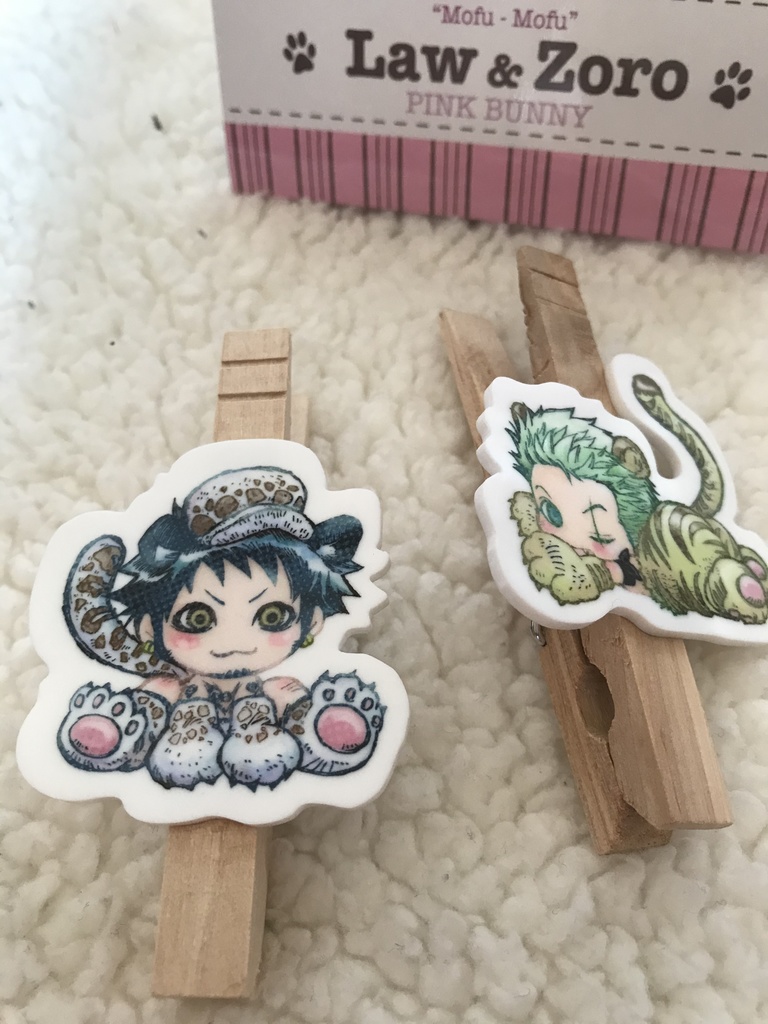 モフッとロゾちゃんクロスピン(2ひきセット)