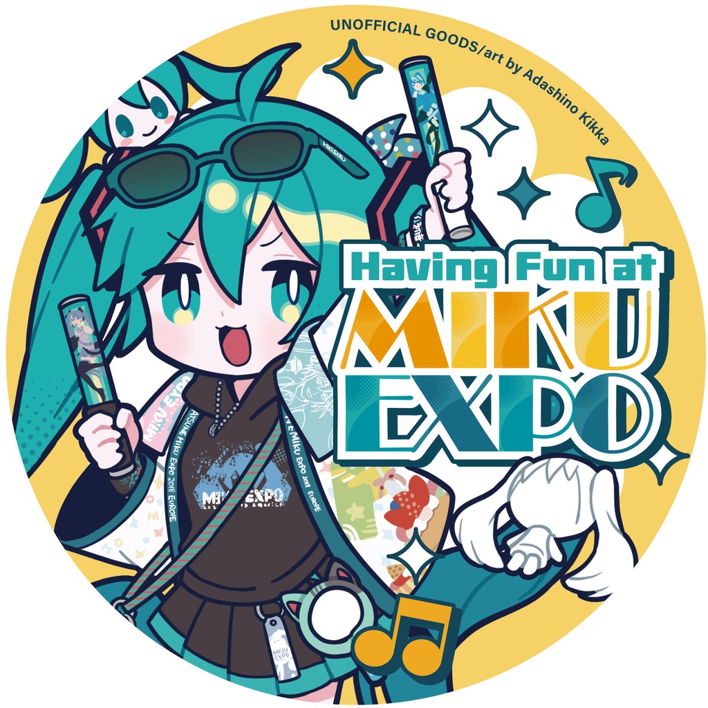 EXPO満喫中【缶バッジ】