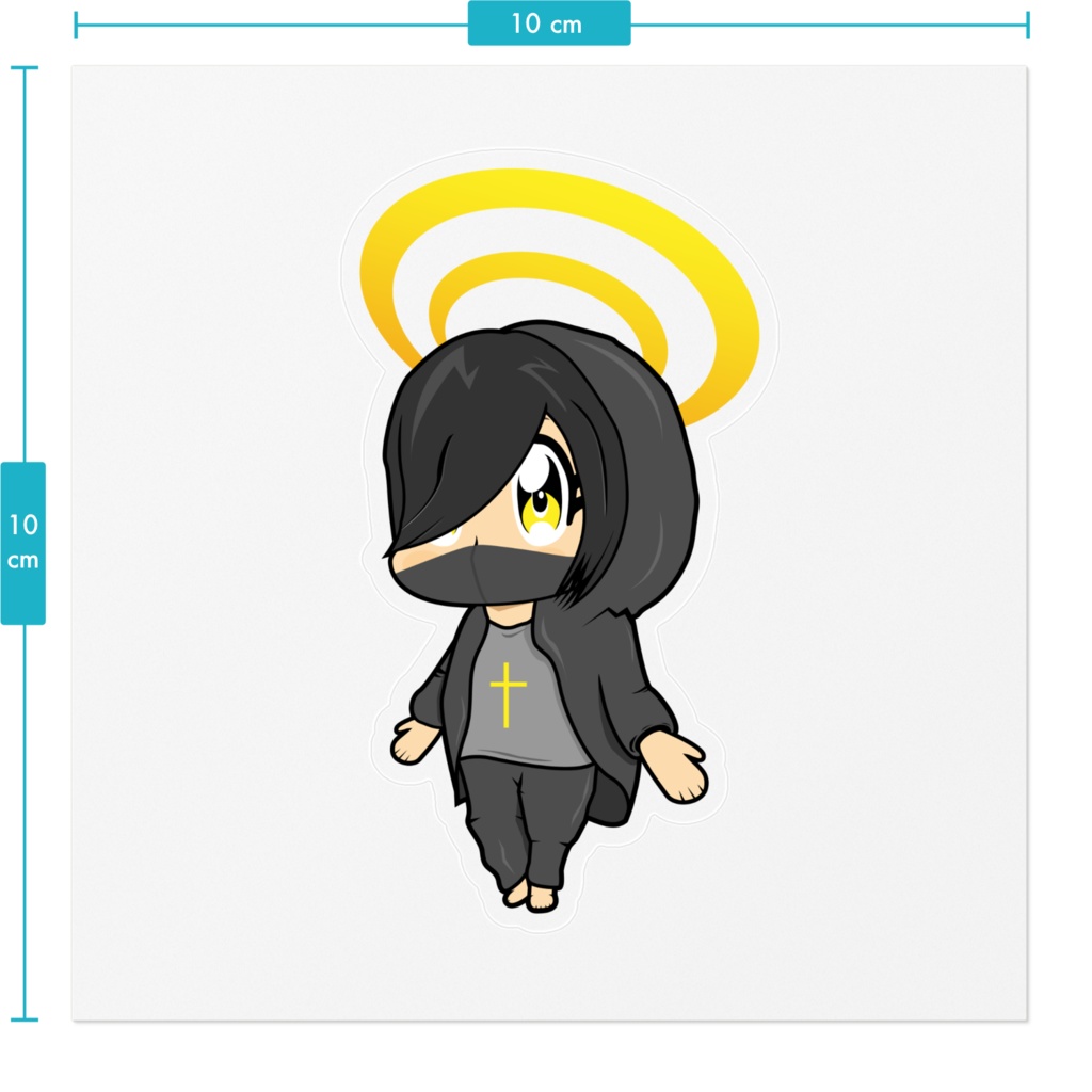 がんだも【単発神Ver.】クリアステッカー