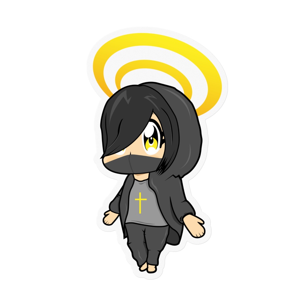 がんだも【単発神Ver.】クリアステッカー