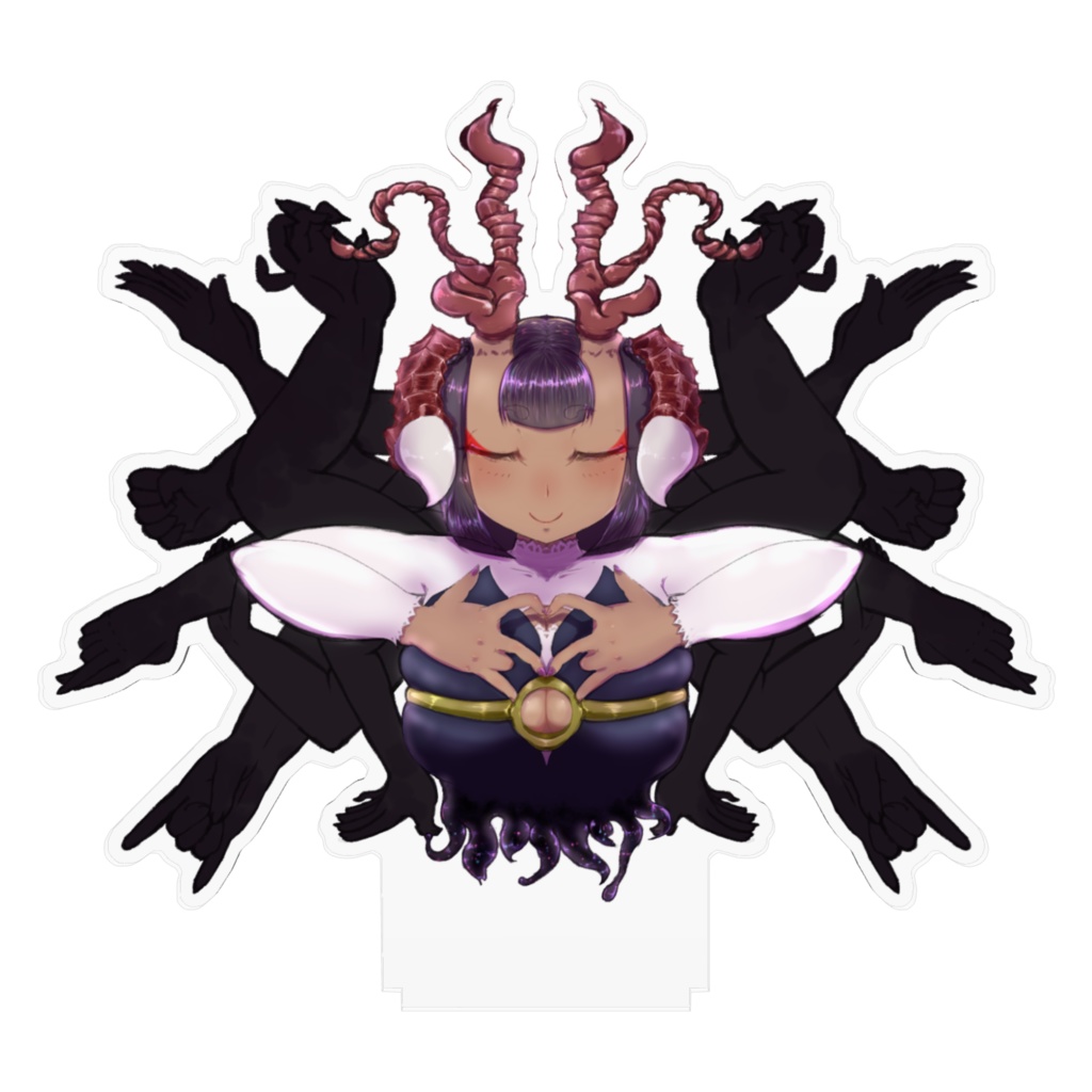 偽称大倶利伽羅千手千眼観音真名苦呈羅苦呈主之図