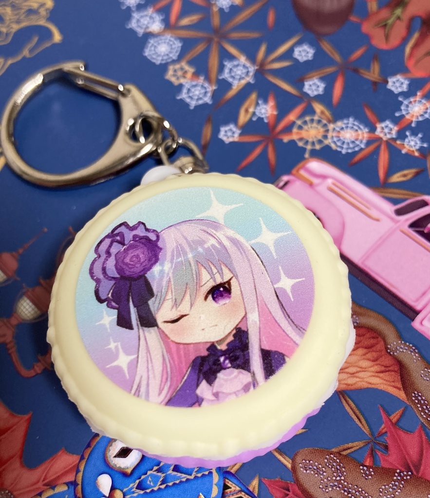 マカロンキーホルダー/ロザリー