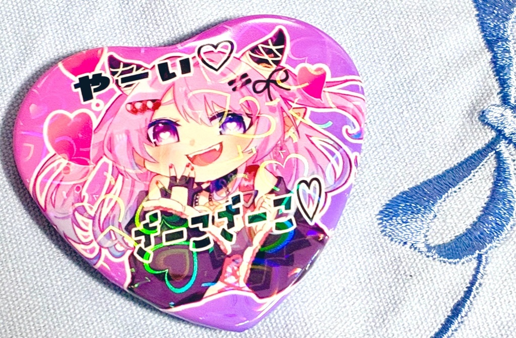 チュベロアのざこざこ缶バッジ