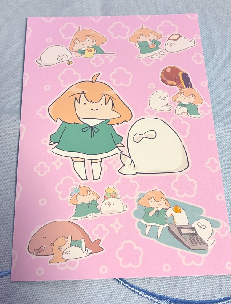 すーちゃんとごまちゃんポストカード③