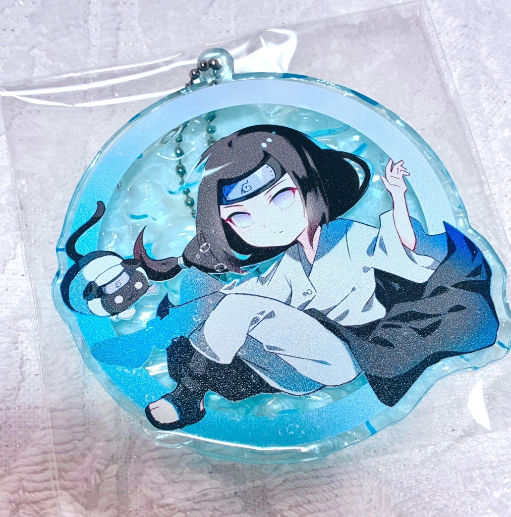 日向ネジ　水面アクリルキーホルダー