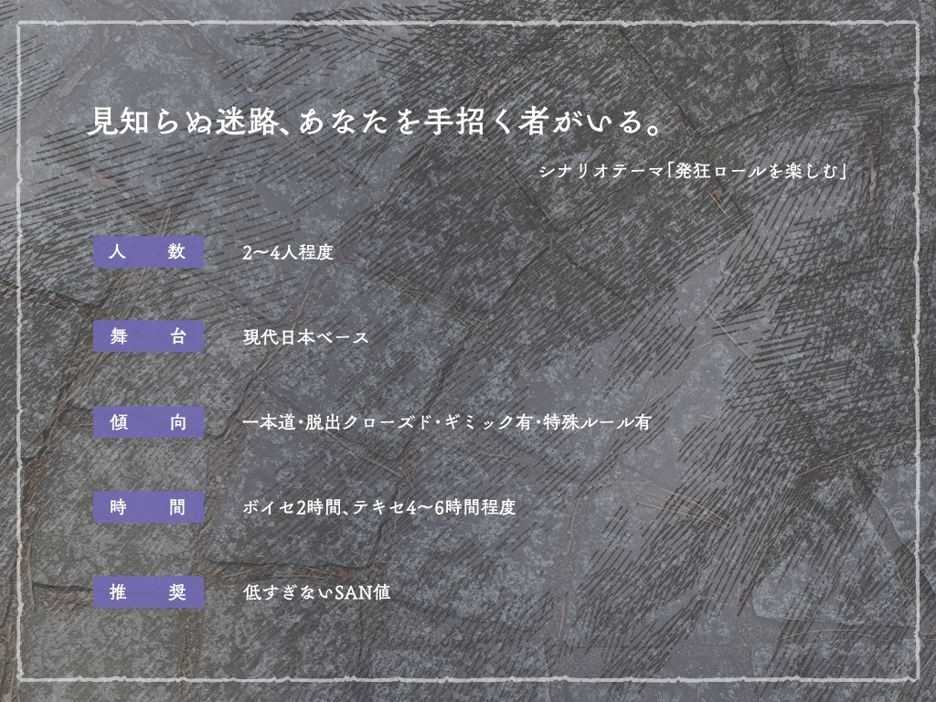 【CoC第6版】狂気より導く者