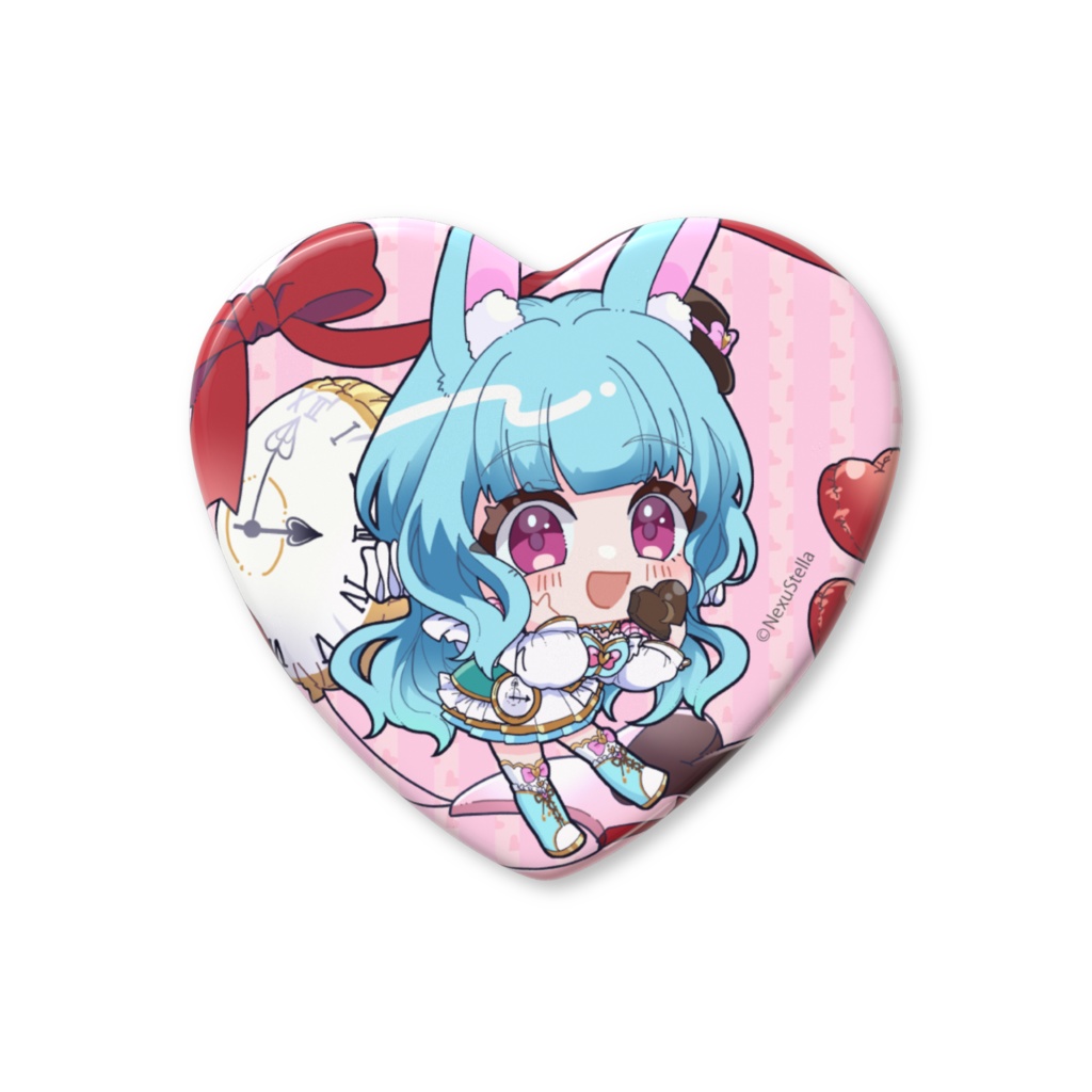 結月さみぃ ハート缶バッジ 