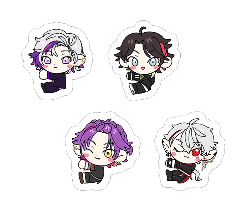 くっつきアクリルバッジ