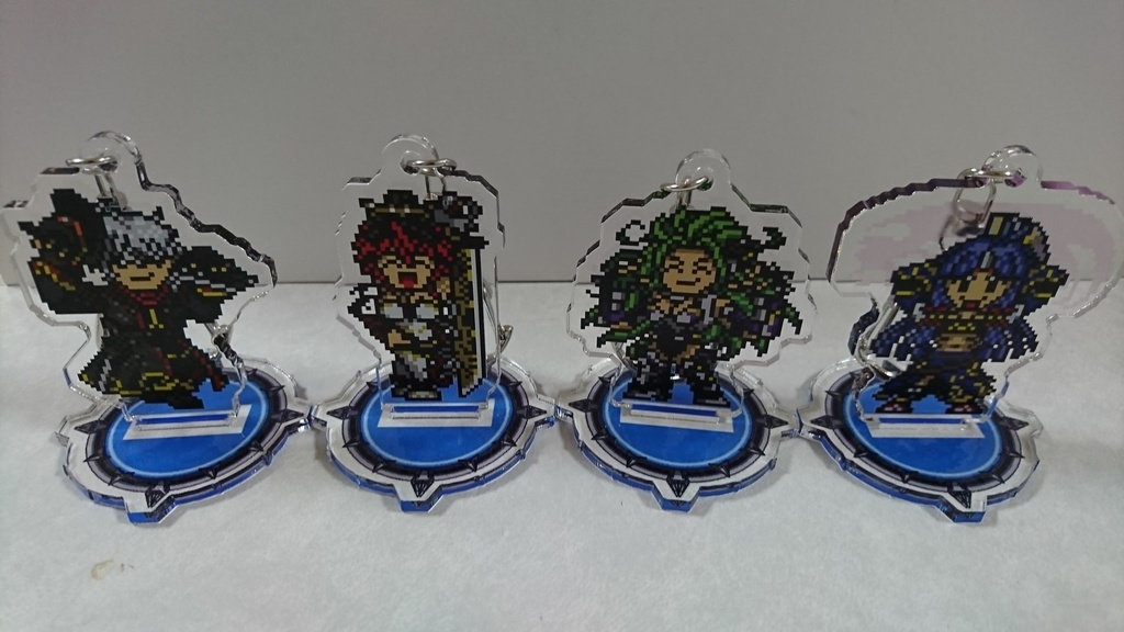 【値下】無限のフロンティア ドット絵アクリルフィギュア キャラクター編