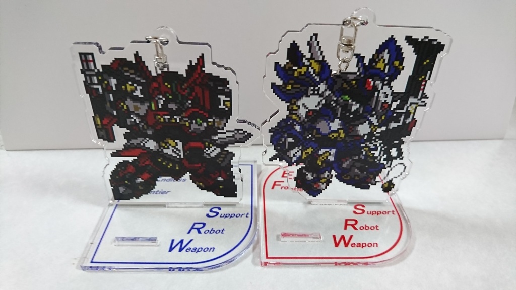 【値下】無限のフロンティア ドット絵アクリルフィギュア ロボット編