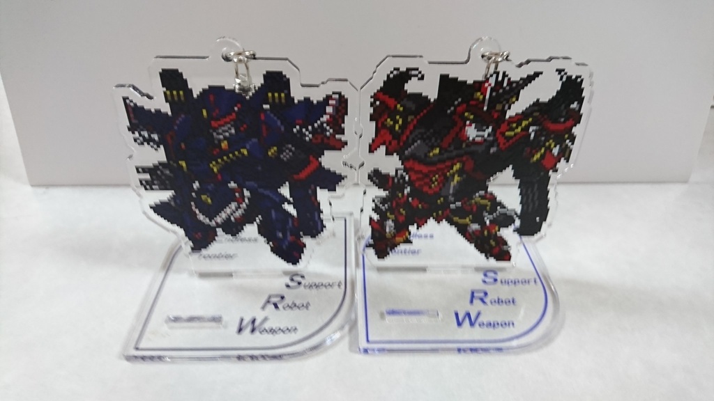 【値下】無限のフロンティア ドット絵アクリルフィギュア ロボット編