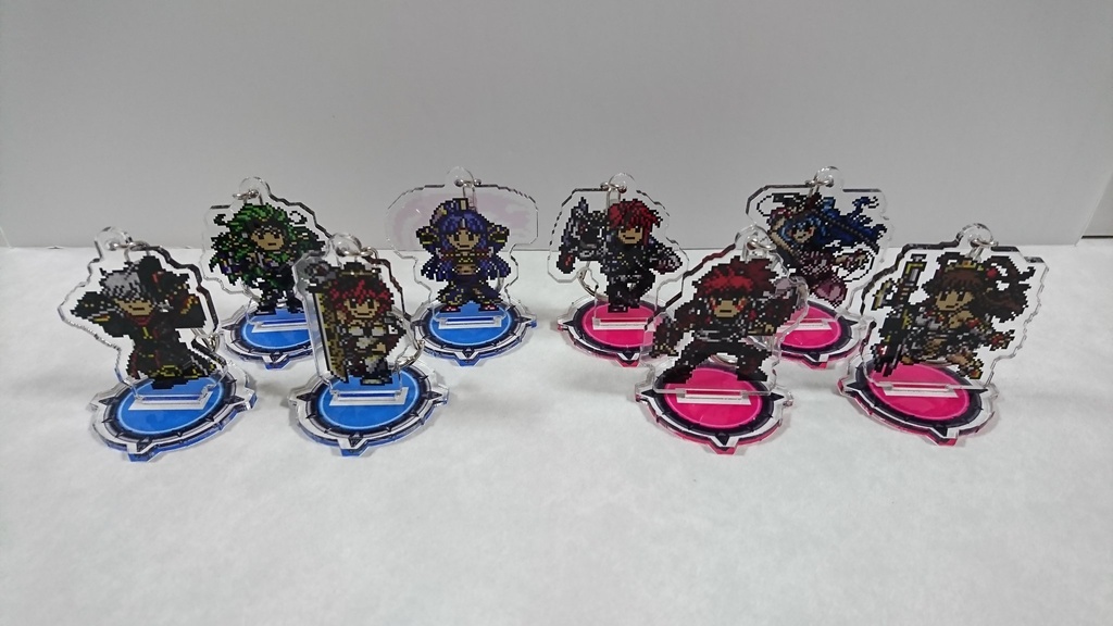 【値下】無限のフロンティア ドット絵アクリルフィギュア キャラクター編・第2弾