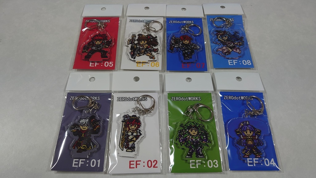 【値下】無限のフロンティア ドット絵アクリルフィギュア キャラクター編・第2弾