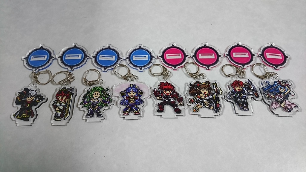 【値下】無限のフロンティア ドット絵アクリルフィギュア キャラクター編・第2弾