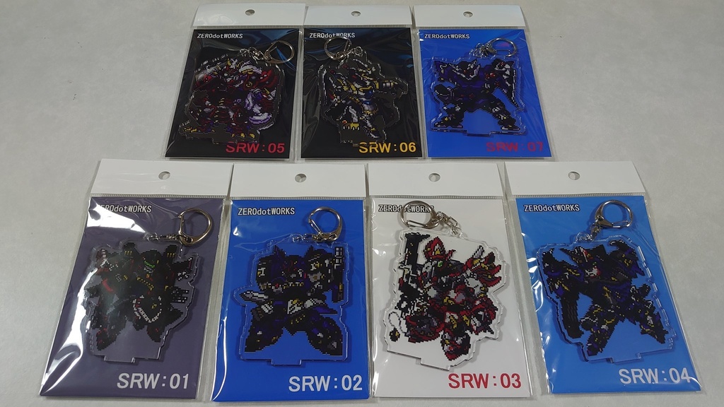 【値下】無限のフロンティア ドット絵アクリルフィギュア ロボット編・第2弾