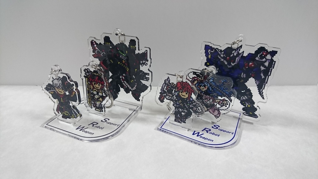 【値下】無限のフロンティア ドット絵アクリルフィギュア ロボット編・第2弾