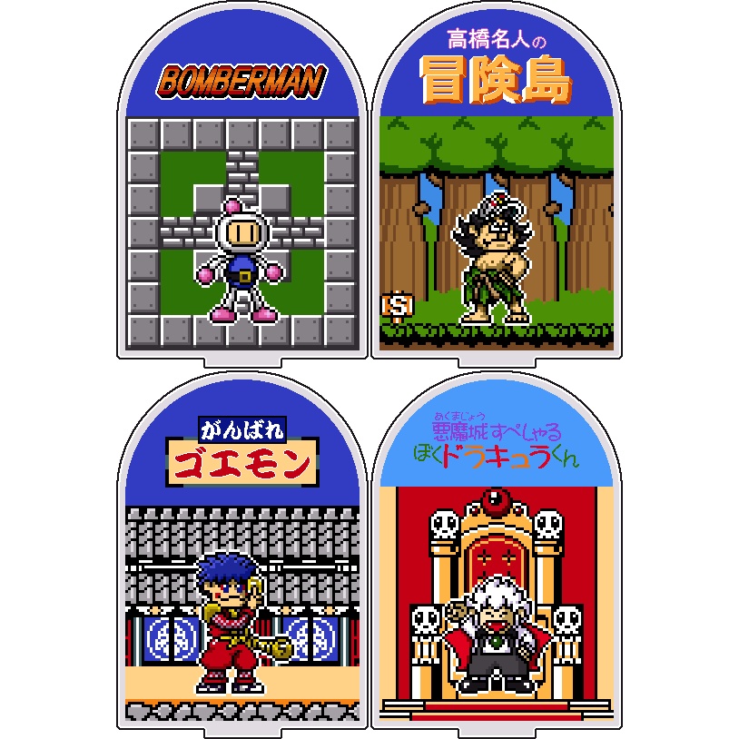 ゲームキャラドット絵アクリルジオラマ 2 Zerodotworks Booth