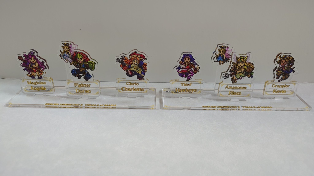 【値下】聖剣伝説3ドット絵アクリルジオラマ