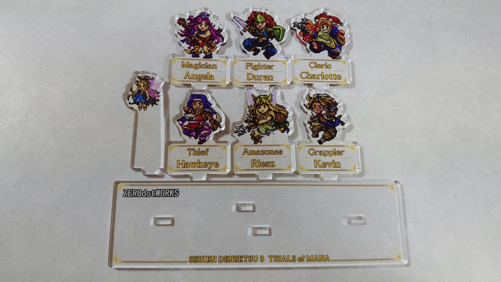 【値下】聖剣伝説3ドット絵アクリルジオラマ