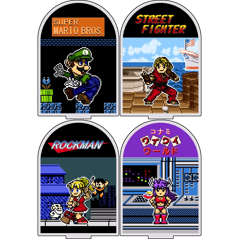 本体 ６ ゲームキャラドット絵ミニアクリルジオラマ Zerodotworks Booth