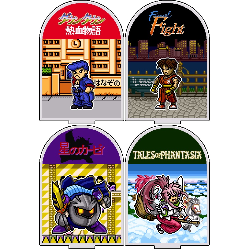 ゲームキャラドット絵アクリルジオラマ ６ Zerodotworks Booth