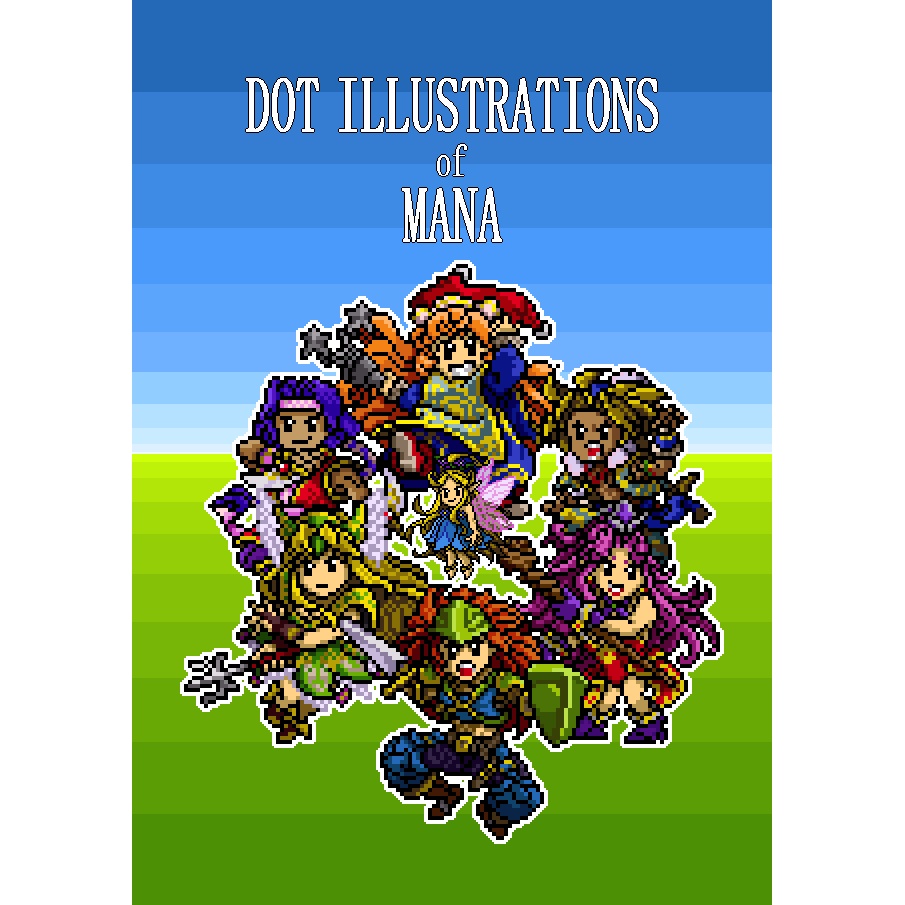 聖剣伝説３ドット絵画集 Dot Illustrations Of Mana Zerodotworks Booth