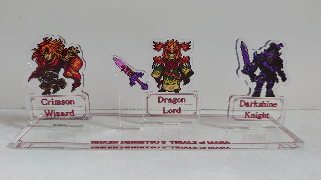 【値下】聖剣伝説3ドット絵アクリルジオラマ・敵勢力セット