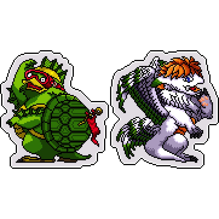 【値下】聖剣伝説３ドット絵アクリルスタンド・ブースカブーorフラミー