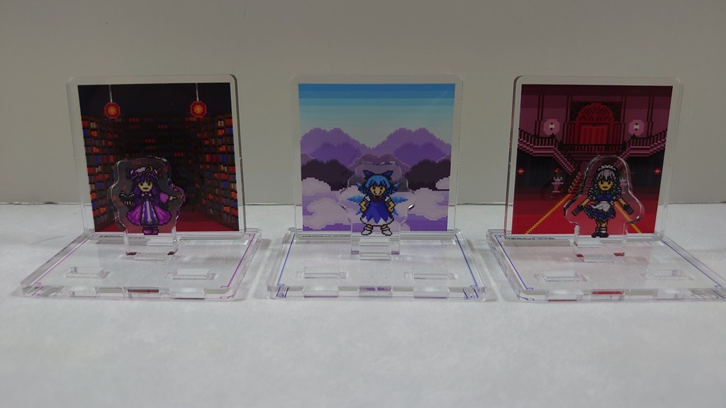 【値下】東方ミニアクリルジオラマ(紅魔郷)