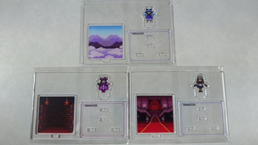 【値下】東方ミニアクリルジオラマ(紅魔郷)