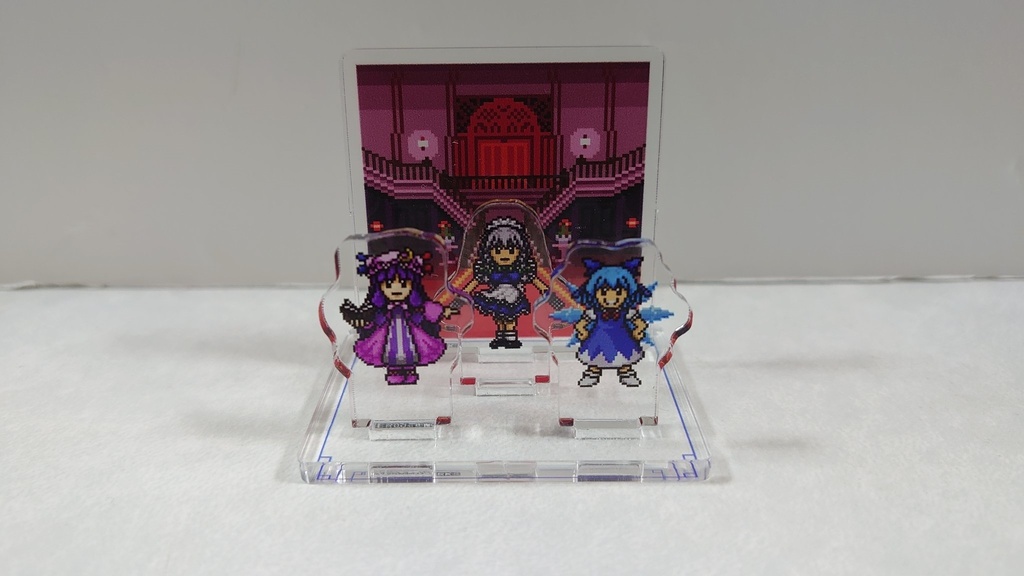 【値下】東方ミニアクリルジオラマ(紅魔郷)