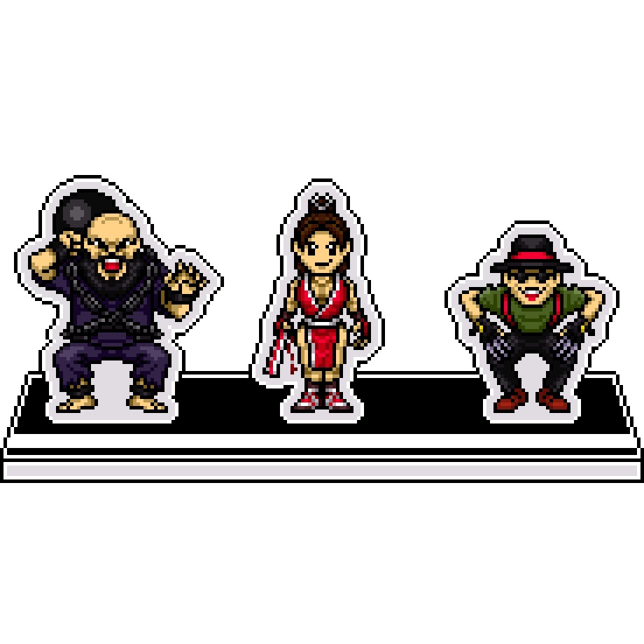 KOFドット絵アクリルジオラマ⑲：アナザー衣装