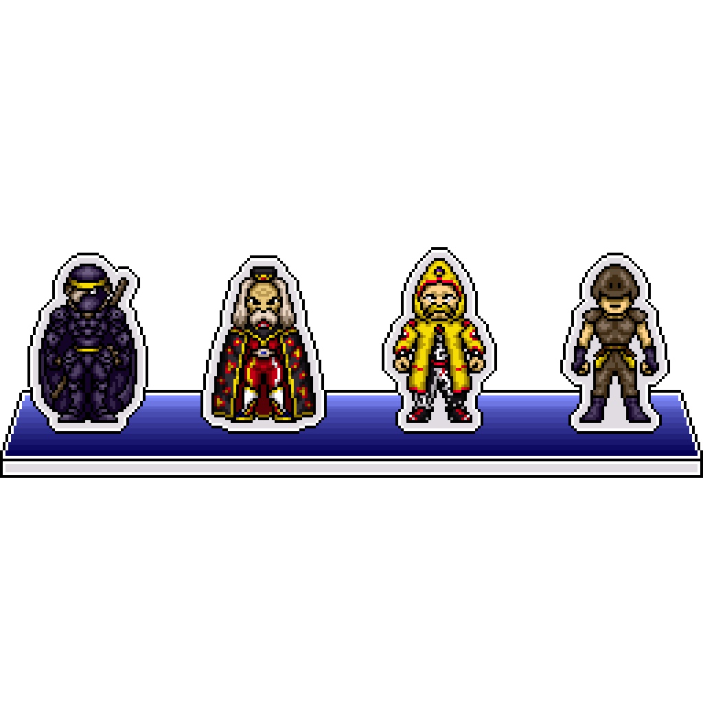 FF6ドット絵アクリルジオラマ⑦：ガストラ組