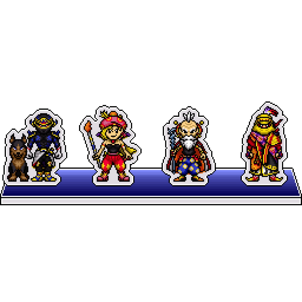 FF6ドット絵アクリルジオラマ④：リルム組