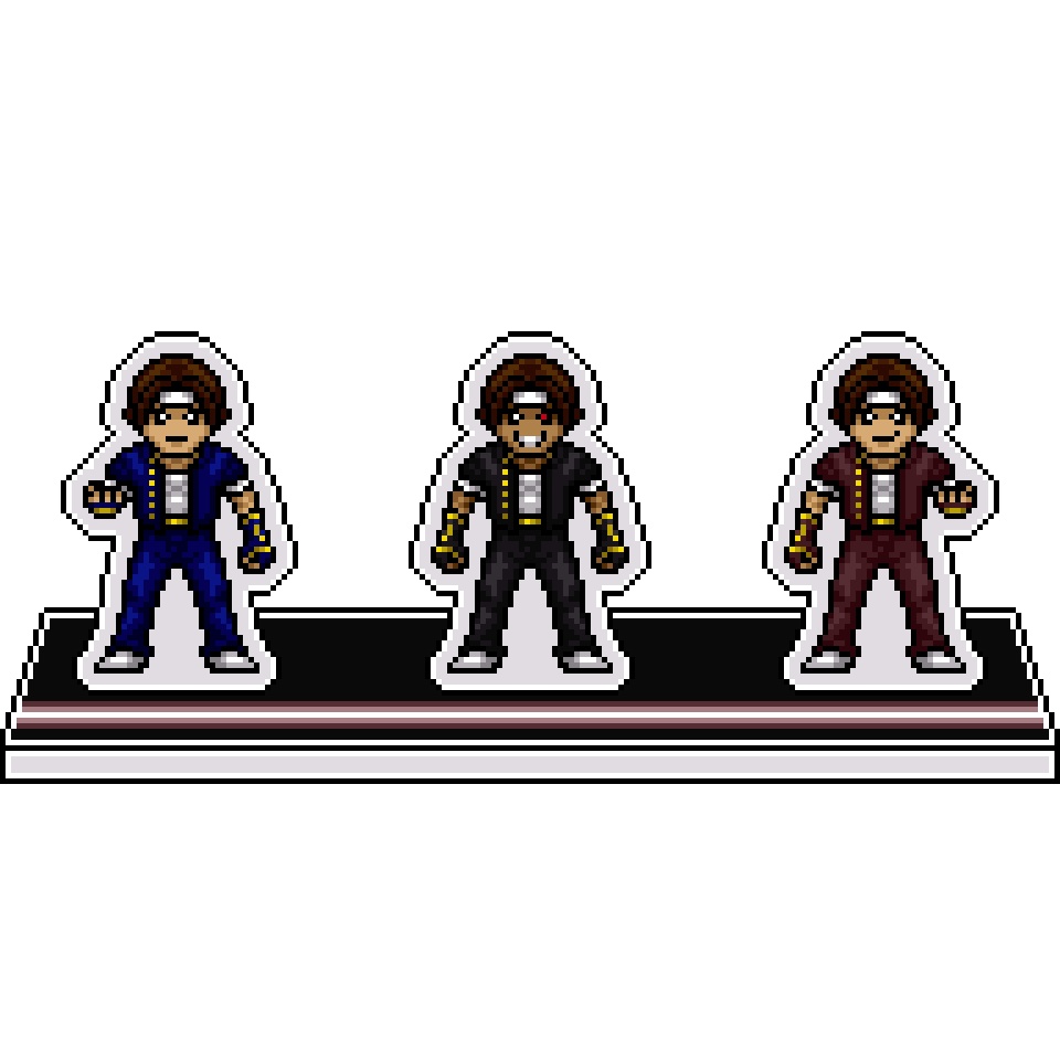 KOFネスツ編ドット絵アクリルジオラマ⑩：クローンチーム