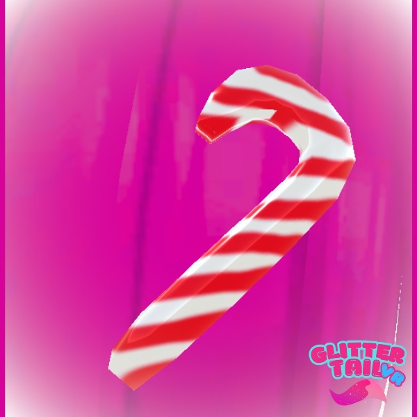 Candy Cane Hair Clip - キャンディケインのヘアクリップ
