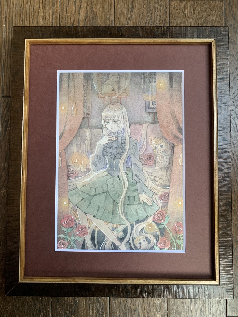 「夢の隙間」透明水彩原画