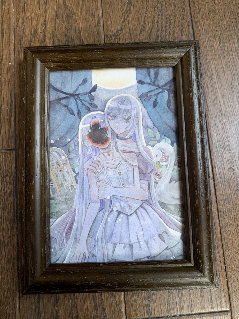 「私でないわたし」透明水彩原画