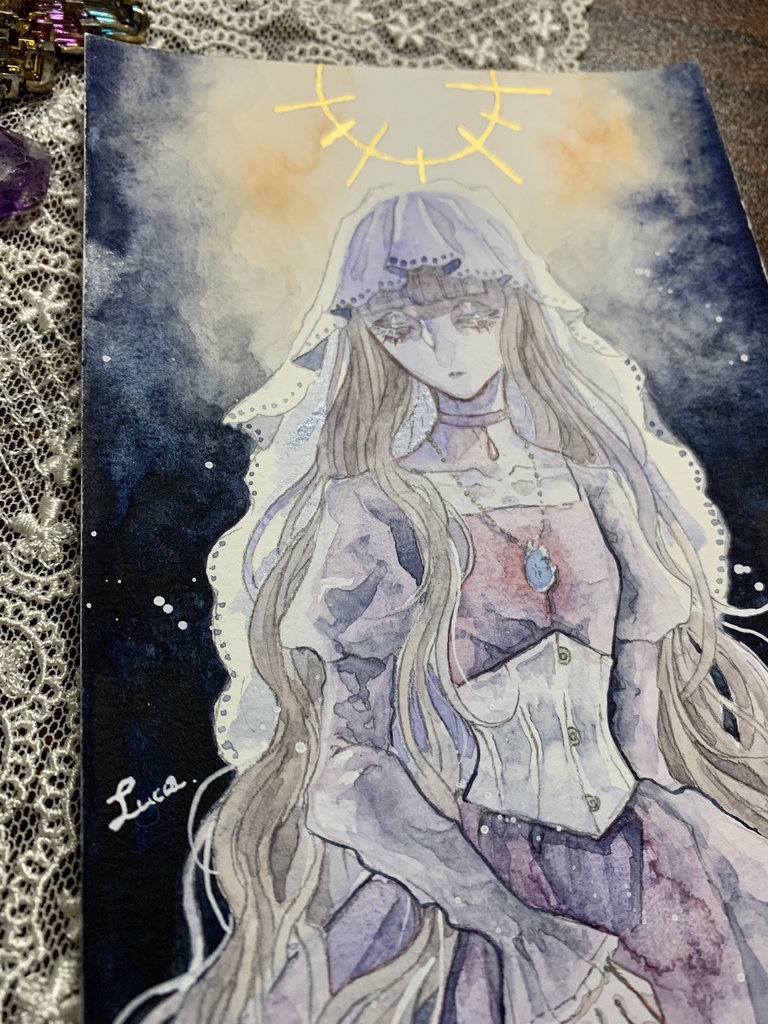 異形の心臓 ハガキサイズ原画