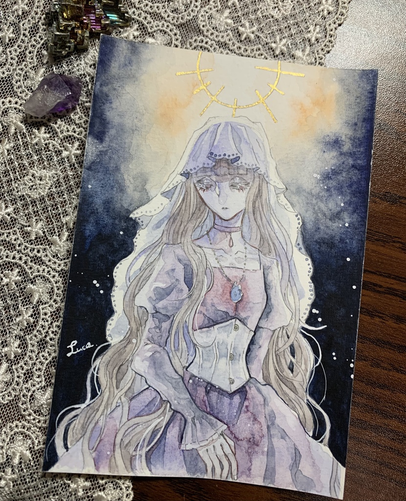 異形の心臓 ハガキサイズ原画