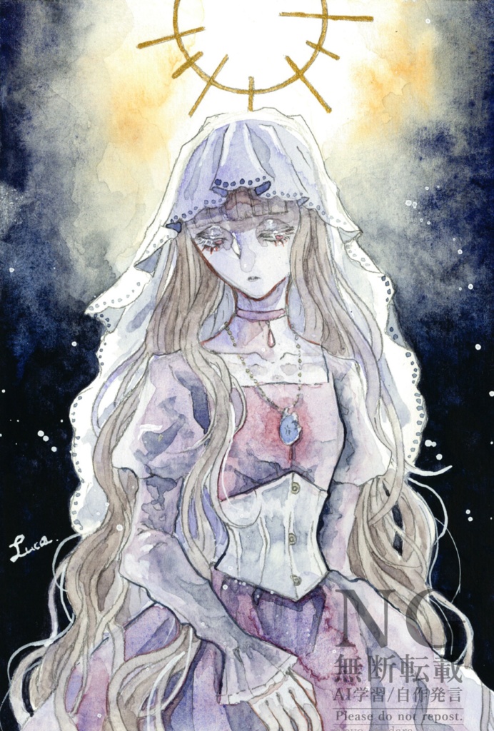 異形の心臓 ハガキサイズ原画