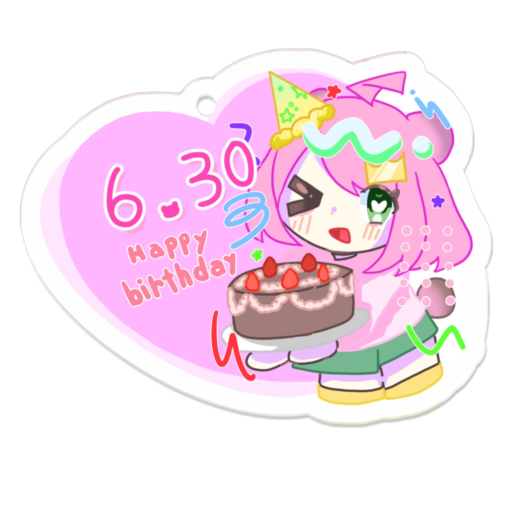 アヤ誕生日2026！アクリルキーホルダー（ミニ）