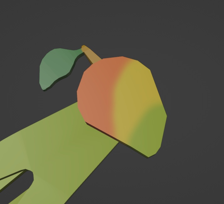 Pastel Mango Hairpin