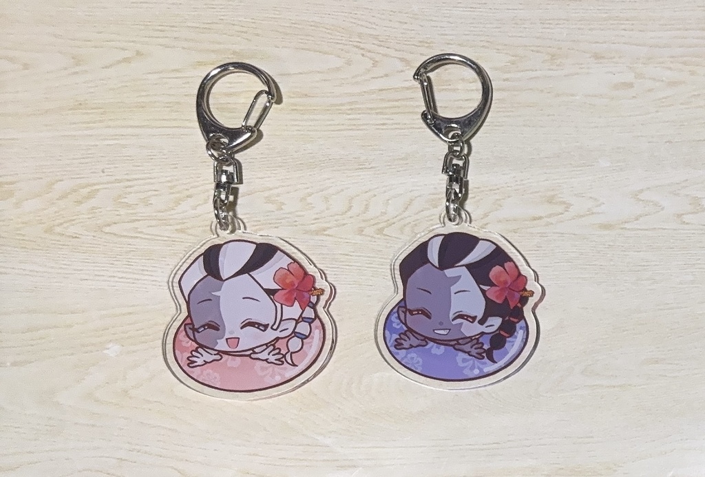 アクリルキーホルダー/白黒無常