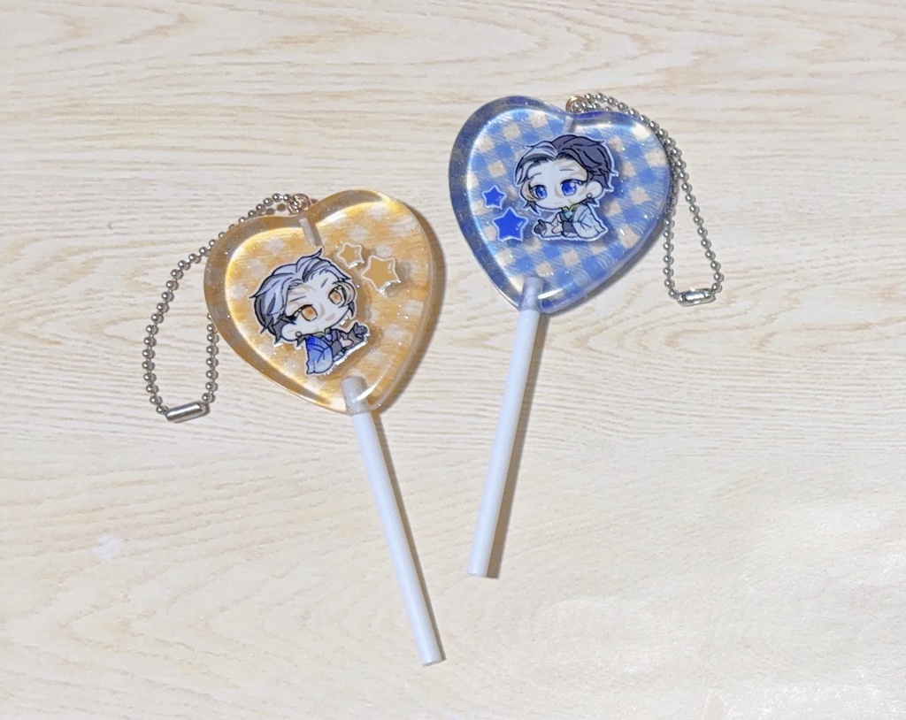 ペロキャンキーホルダー/白黒無常