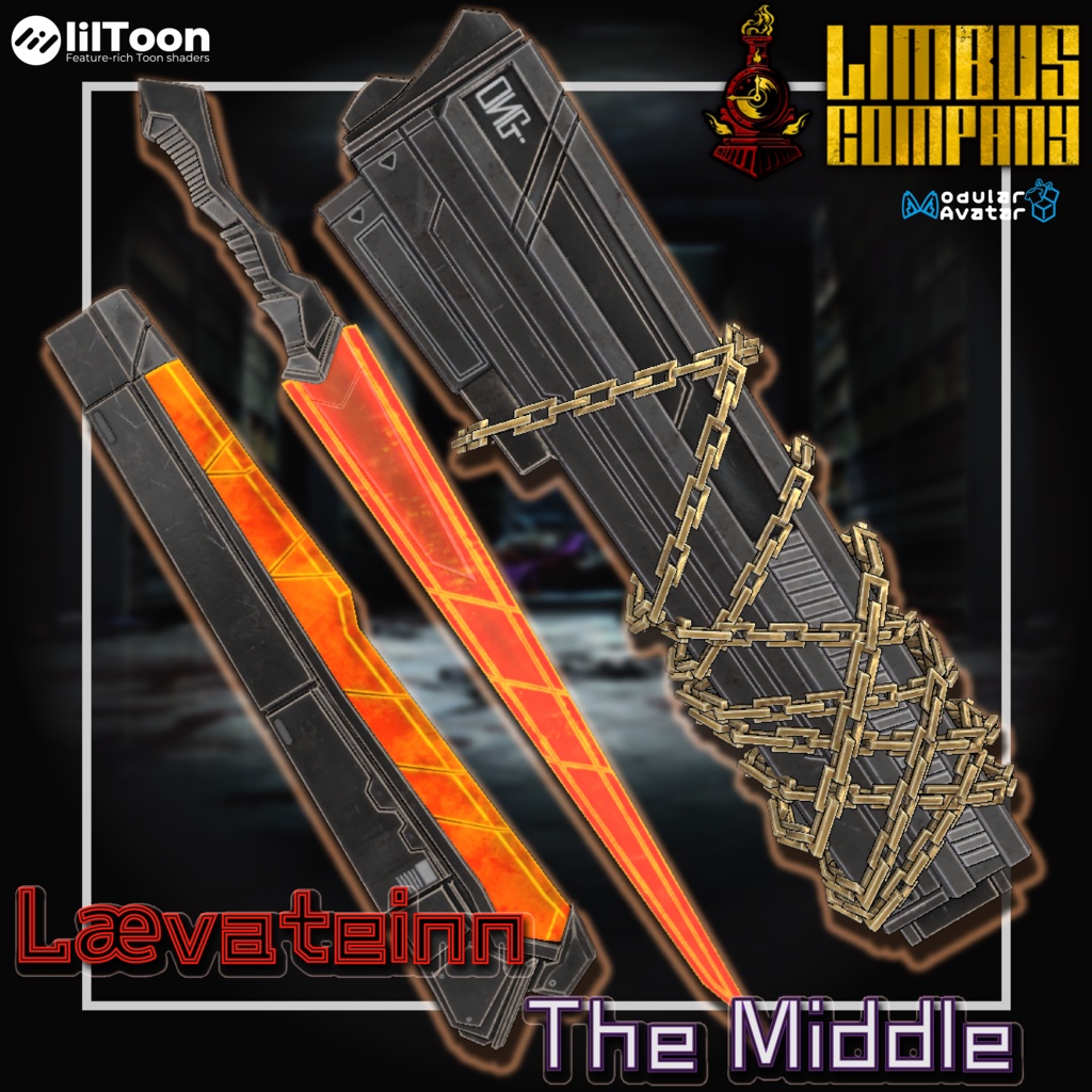 [MA対応 丨武器ギミック] 中指：レーヴァテイン丨The Middle：Lævateinn