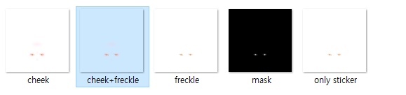 halloween face sticker(Manuka)